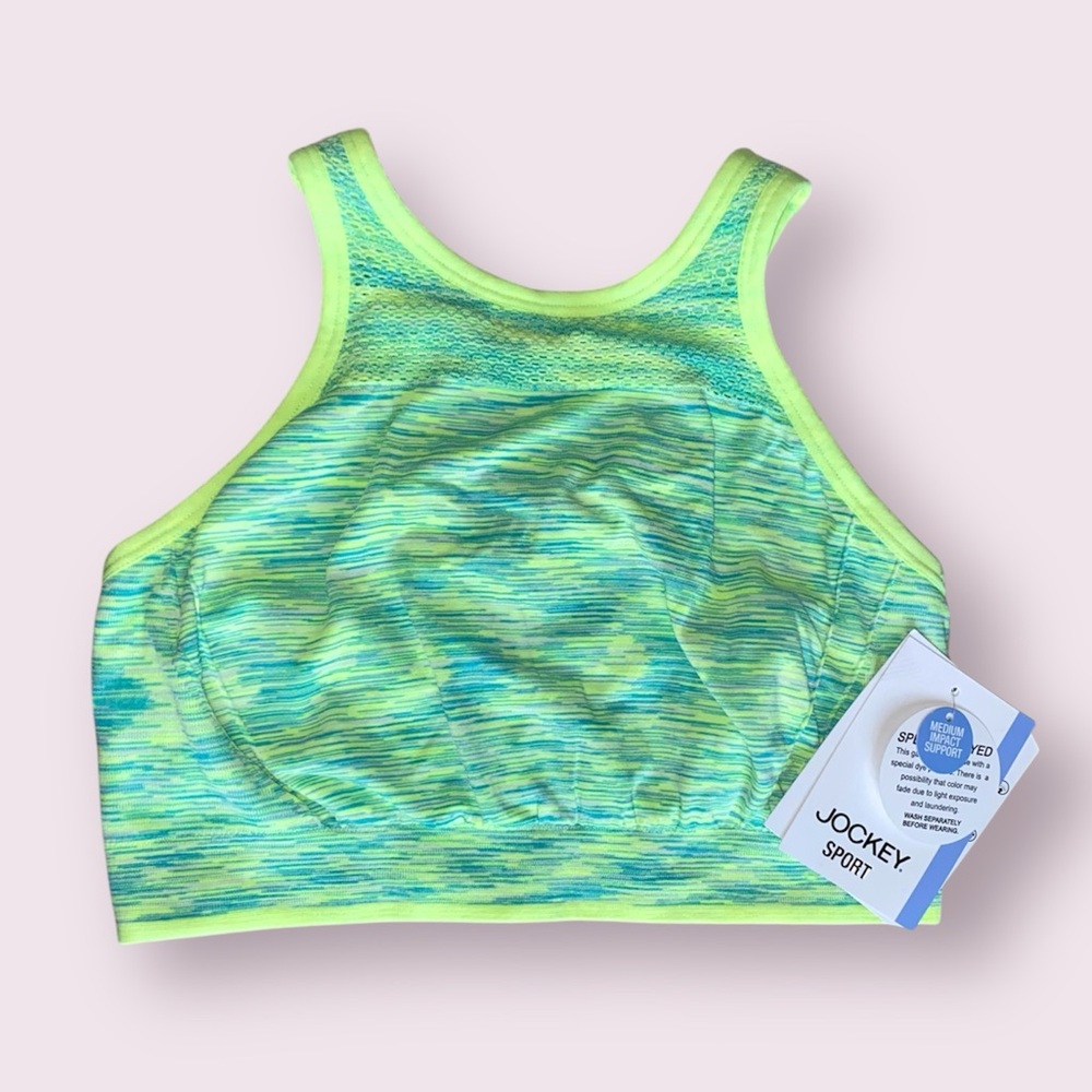 Jockey Neon Racerback Sports Bra